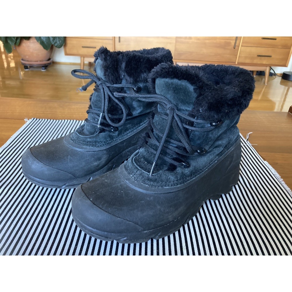 SOREL Womens Snow Angel Black Snow Boots Size 9.5